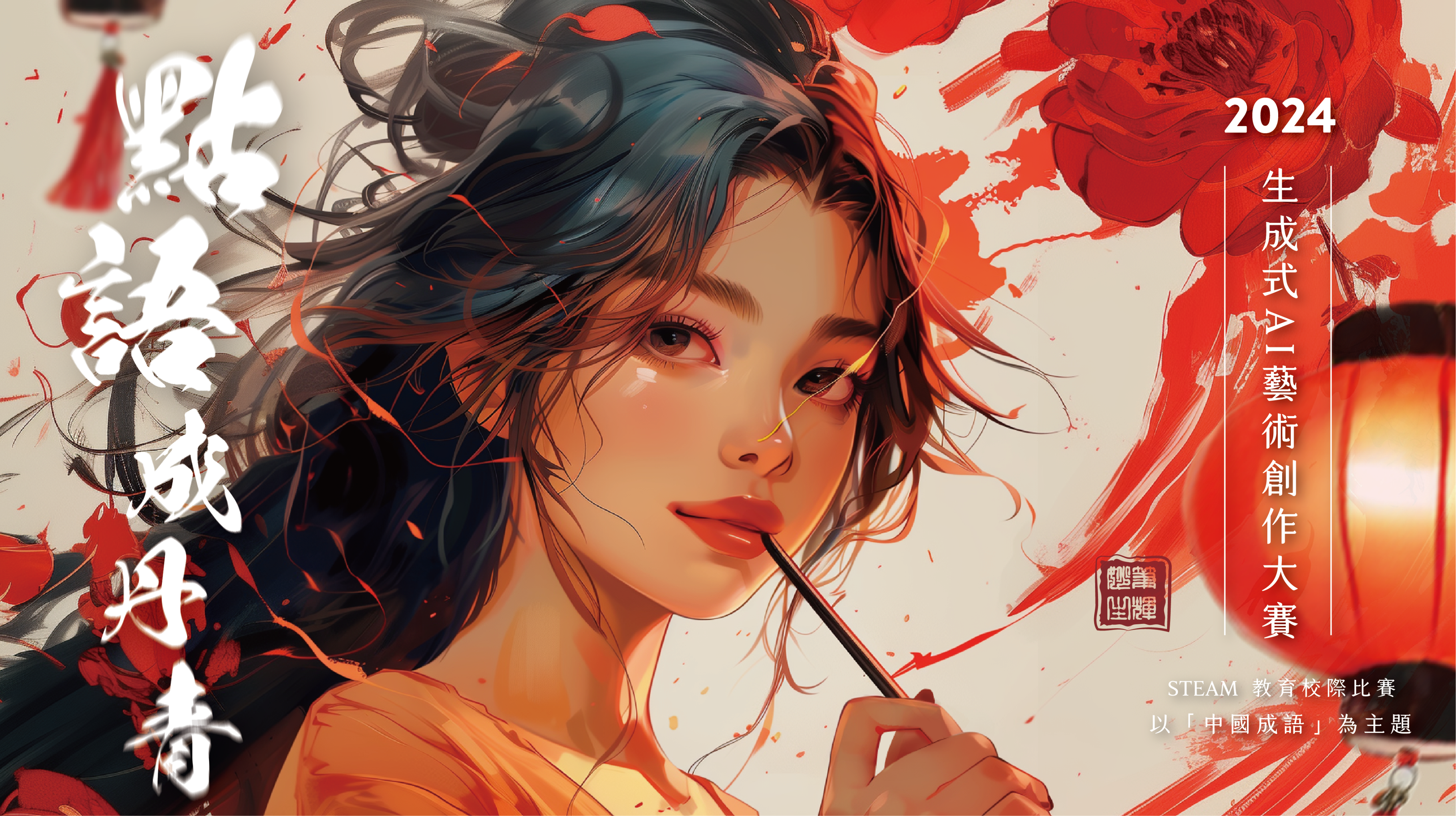 2024 生成式AI藝術創作大賽《點語成丹青》